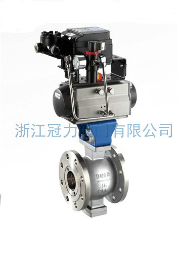 V型球閥：零部件少，使用操作方便！